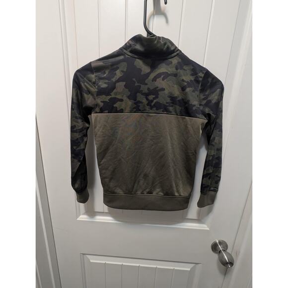 Nike Boys Camo Green Athletic Track Jacket Zip Up Size M (5-6) School - Picture 5 of 7
